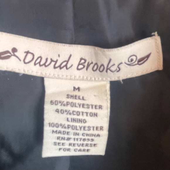 David Brooks blazer/jacket in black & white -women’s Medium - Picture 9 of 16